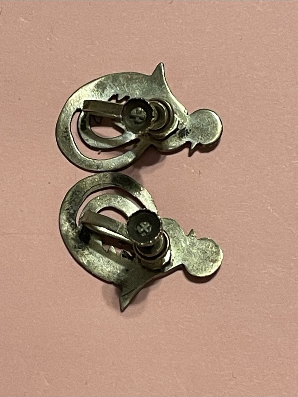 Sterling Silver Quetzal Earrings Curled Tail Birds #7251❤️🔥LAST CHANCE - Picture 4 of 7